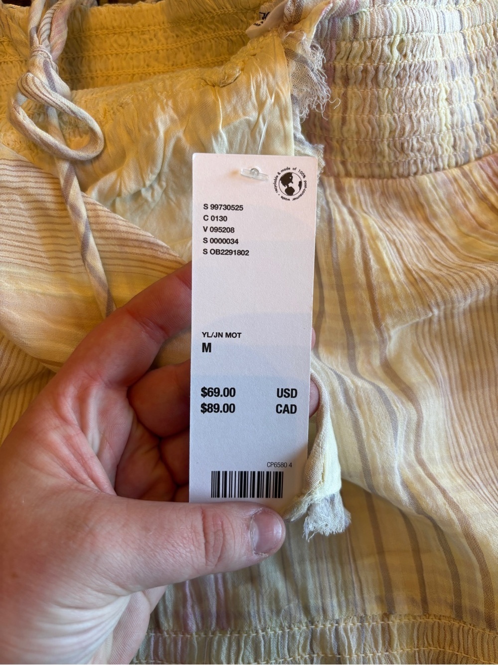 NWT Kimchi Blue Phoebe Cotton Open-Back Halter Knee Length Dress - Picture 4 of 9